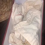 Salvatore Ferragamo beige Peep-Toe Heels $550 pump designer luxury spring formal Photo 5