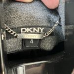 DKNY Women’s Wool Belted Trench Coat Grey 4 Button Thick Warm Pleated Gray EUC Photo 3