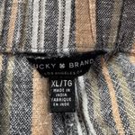 Lucky Brand X-Large Shorts Striped Linen Blend Pull-On Pocket Drawstring Hi-Rise Photo 3