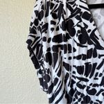 Tommy Bahama Black White Sun Dress Womens M Casual Classic Comfort Short Sleeve Photo 7