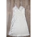 Vintage‎ Slip Dress 50s Lace Adjustable Straps Bust 36 White Size M Photo 7