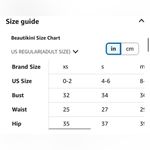 Beautikini Period Swimwear Racerback One Piece Bathing Suit Black Blue Size XS Photo 13