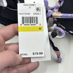 Hula Honey Women's Black Stretch Lace-Up Tie Luna Triangle Swimsuit Top M NWT Photo 3