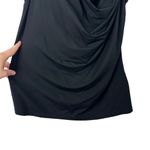 Ramy Brook  Womens‎ Black XS Cowl Neck Twist Strap Sleeveless Dress Photo 2