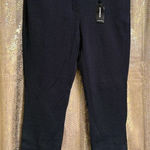 EXPRESS Black Small Polka Dot Mid Rise Skinny Office Pants 4 Short NWT Photo 0