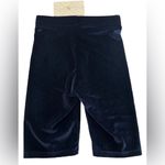 Fabletics  Size 4X Velour Biker Shorts Navy Blue Mid Rise Mid Thigh Active Lounge Photo 4