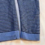 Talbots Talbot’s Crew Neck Striped Sweater With Zip Shoulder SZ MP Photo 3