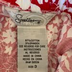 Speechless Red And White Floral Strapless Sundress Photo 4