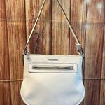 Steve Madden Women’s Faux Leather Textured White Shoulder Bag Photo 0