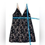 Free People  SEXY LOVE BLACK FLORAL LACE MINI DRESS - SZ 2 Photo 13