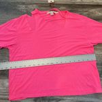 Alice + Olivia  Jeans Women Round Neck Short Sleeved Top PINK Small msrp$135 #165 Photo 7