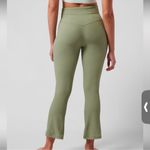 Athleta NWOT  Elation Rib Crop Flare Size Plus 1X Eucalyptus Olive Leggings Pants Photo 1