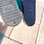 COPENHAGEN STUDIOS Textile Fiber Sandals in Green Size 6 Photo 4