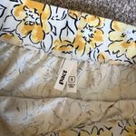 PACT Womens Skirt Organic Cotton Floral Yellow Small Photo 2
