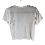 Olivia Rae  2 Womens T Shirts Tops V Neck Cropped Short Sleeve Beige White S Photo 2