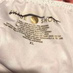 Shade & Shore NWOT Red White Polka Dot Ruched Ruffle Bikini Bottoms XL New Photo 4