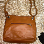 Roma  Leathers R or L Lock, 4 Keys Concealed Carry Crossbody - Tan Photo 3