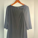 White House | Black Market  XL Black Mini Dress Funeral Photo 2