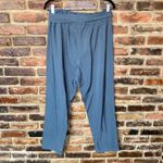 Grace Karin NWT  Gray/Blue High Waisted Paperbag Tie Waist Pants Women's Size XL Photo 7