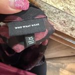 Who What Wear  Black Brown Circle Sheer Blouse XS Photo 6