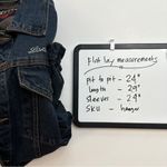 Stylo Jean Denim Jacket Womens Sz XL Blue Denim Las Vegas Rhinestone Embellished Photo 9