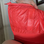 J.Crew Puffer Vest XS Neon Orange Quilted Sleeveless Jacket Cabin Core Granola Photo 5