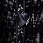 Isabel Marant Elis Zigzag Striped Jacquard Wool Blend Coat Black And Beige 34/0 Photo 2