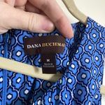Dana Buchman 🌞EUC  Sleeveless Blue & White Indian Design with Gold Latch A226 Photo 1