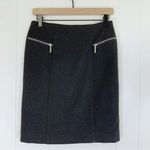 Michael Kors Grey Pencil Skirt w/Zipper Pockets 6 Photo 0