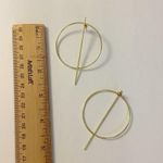 Trendy spring summer hoop earrings lot Photo 3