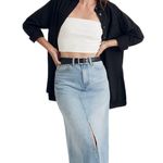 Madewell Denim Maxi Skirt in Morrison wash Photo 2