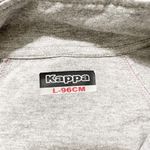 Kappa  Large Zip Up Sweater Gray Photo 3