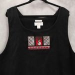 Black Snowman Vintage Christmas Holiday Granny Party Cottage Dress Plus 22W Photo 6