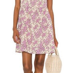 Heartloom  Nicka Purple and Pale Yellow Floral Mini Dress Size Small NWT Photo 0
