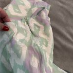 Line and Dot  Mint and Lavender Patterned Skirt Photo 3