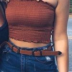 American Threads Rust Tube Top Photo 0