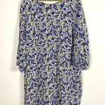 Old Navy Yellow and Blue Floral Shift Dress Photo 0