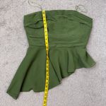 Parker ‎ Delilah Strapless Asymmetrical Top Calliste Green 14 Photo 7