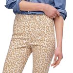 J.Crew NWT High Rise Toothpick Jeans Safari Leopard Photo 1