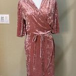 Nordstrom  / Alexia Admor Crushed Velvet Wrap Dress - size S Photo 1