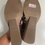 Toms Gracie Black Leather Wedge Strappy Open Toe Sandals 7.5 Photo 8