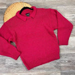 Vintage 1980’s‎ Barbie pink preppy collared sweater Size M Photo 0