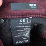Kut From The Kloth NWT Diana Skinny Corduroy Jeans Pants Currant Size 00 Photo 7