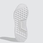 Adidas  NMD_r1 Sneakers in White/White/Silver Metallic Size 9 Photo 3