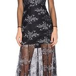 Lovers + Friends Mesh Metallic Tulle Maxi Dress Photo 0