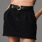 AGOLDE skirt 28 denim mini skirt cotton pleated Photo 7