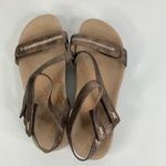 Aetrex Gabby Quarter Strap Sandal Bronze Size 10 Brown Photo 4
