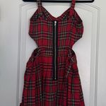 Tripp NYC NWT  Red Plaid Mini Dress Sz M Photo 6