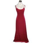 Vintage Y2k 90s Kathlin Argiro Atelier Dress Sz 4 Velvet Whimsigoth Vampy Goth Red Photo 1