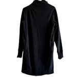 Athleta  Cozy Karma Mock Neck Dress Pockets Above Knee Breathable Black S Petite Photo 1